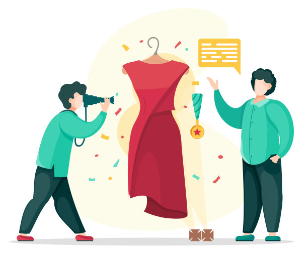 摄影记者拍摄的设计师节冠军，穿着时髦的红色衣服的男子赢得了奖项图片下载