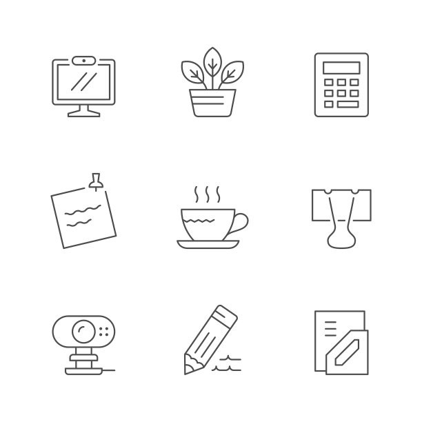 设置工作区线条图标图片下载