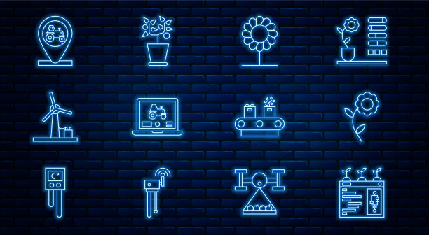 集线智能种花科技笔记本电脑图片下载