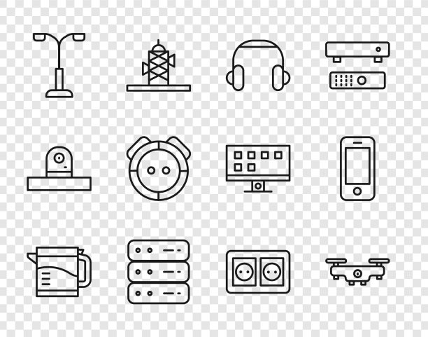 设置线电水壶无人机飞行耳机图片下载