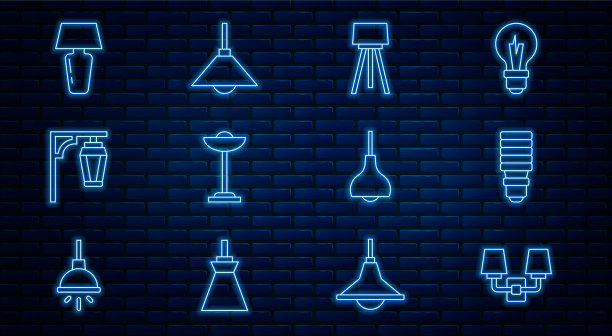 设置线壁灯或壁灯led灯泡图片下载