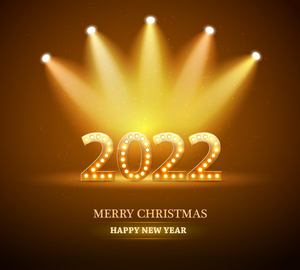 2022年新年用灯泡计数符号图片下载