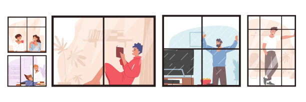 人类生活理念的房子外墙与图片下载