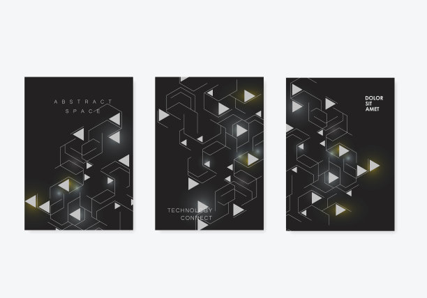 六边形抽象模板图片下载