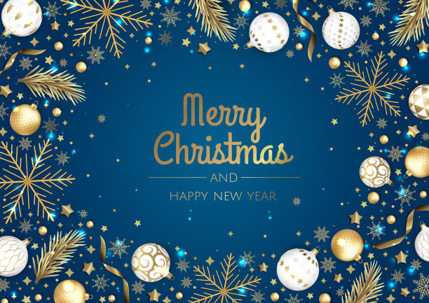 圣诞节和新年的背景明亮的冬天图片下载