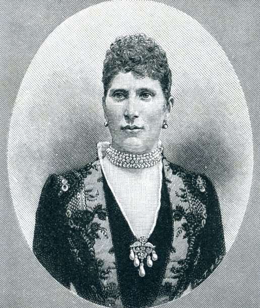 19世纪90年代的丹麦王储，40多岁的丹麦女王图片下载