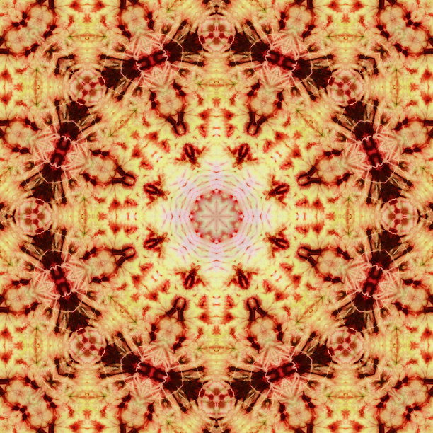 无缝万花筒或无尽的图案瓷砖，墙纸，油毡，纺织品，网页背景使用。图片下载