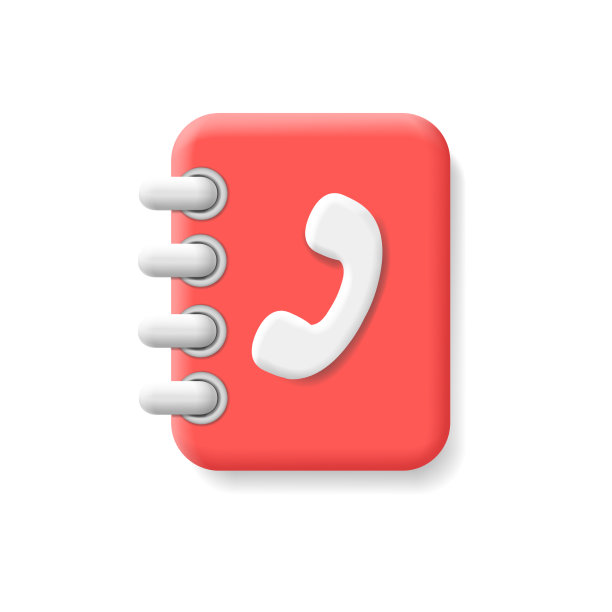 通讯录图标3d地址电话笔记本图片下载