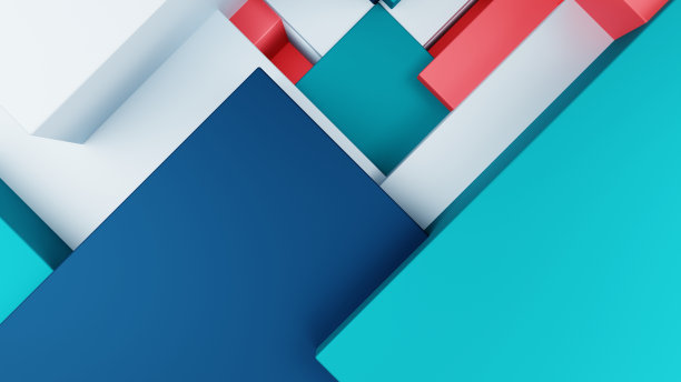 彩色立方体4k背景背景3d渲染图片下载