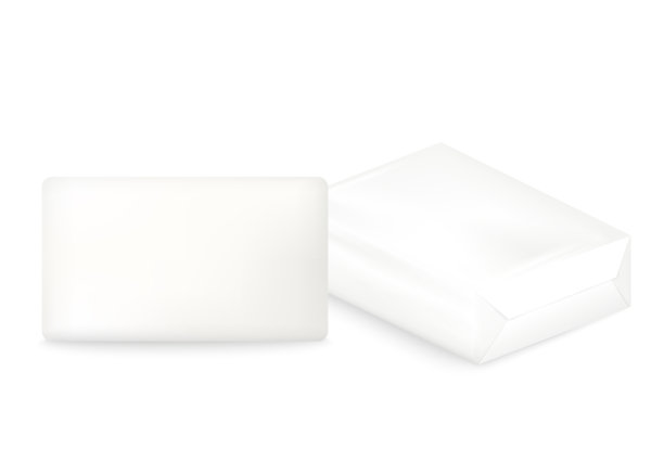 白色香皂块模板逼真图片下载