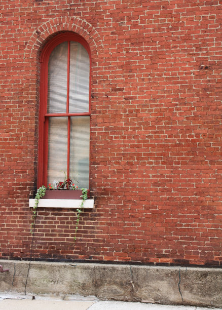 红砖窗口图片下载