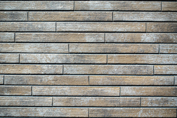 房子外墙的照片。结构材料。图片下载