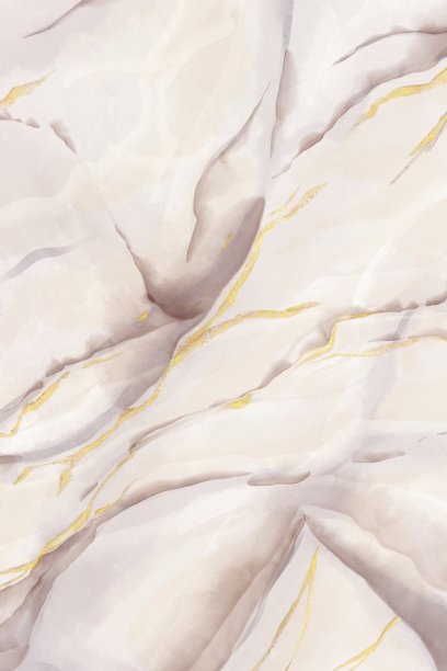 抽象的背景，米色大理石带有金色的纹理，奢华的大理石纹理。 数码插图图片下载