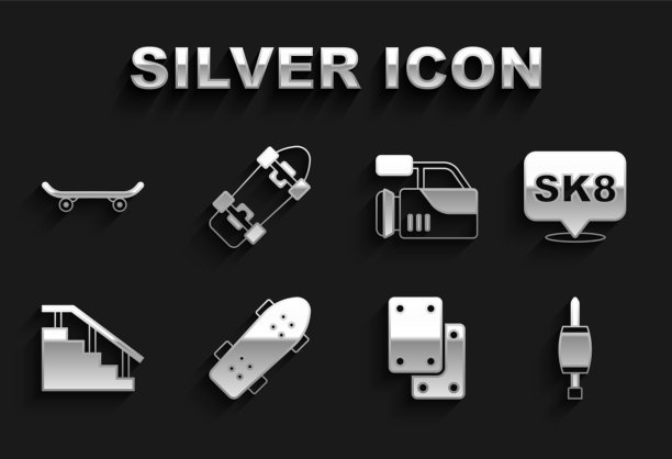 设置滑板螺丝刀膝垫楼梯图片下载