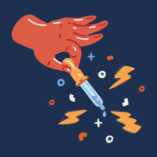 拿着滴管的手图片下载