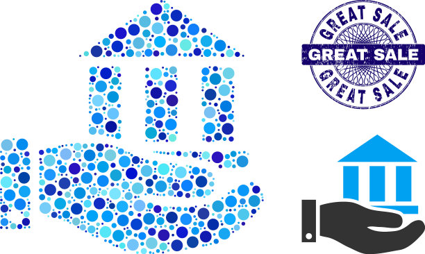 划破了大买卖的圆形断头台封条和银行图片下载