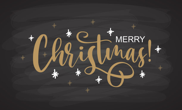 手绘圣诞快乐卡徽章图标图片下载