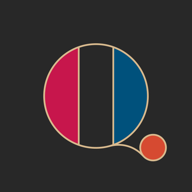 艺术标志q字母彩色有趣的艺术品图片下载