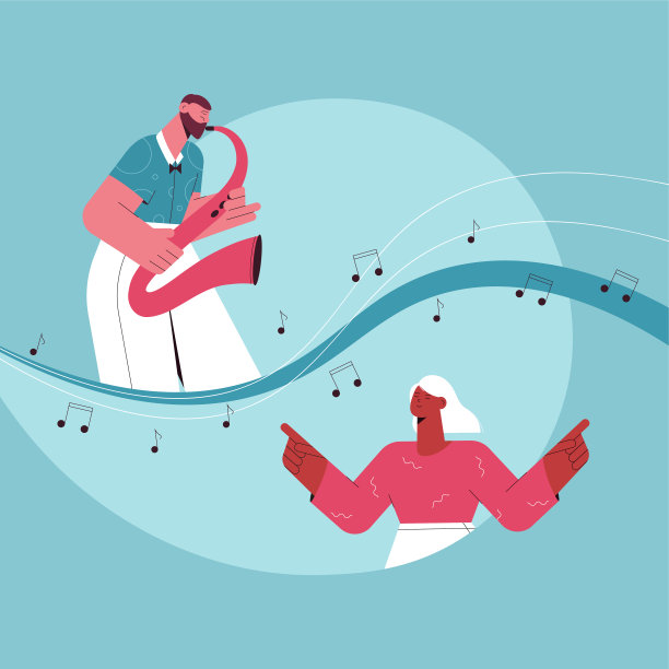 萨克斯管演奏家和音乐爱好者。爵士音乐节。图片下载