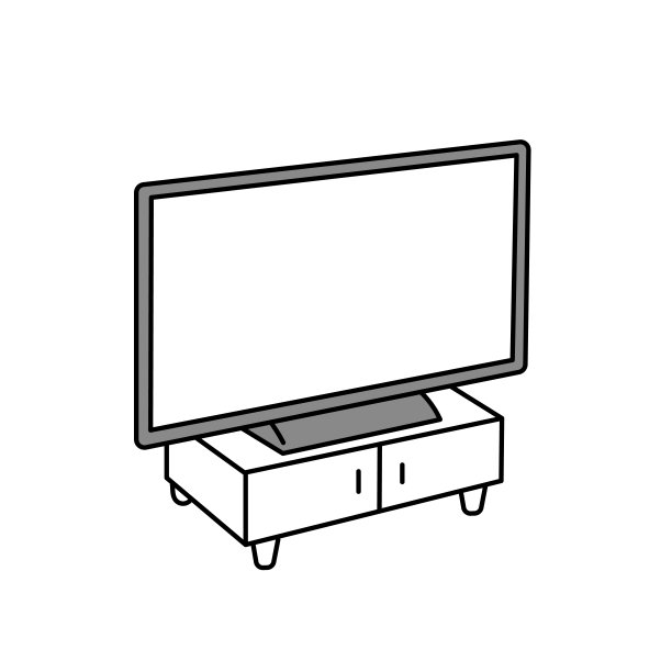 电视及电视板插图图片下载