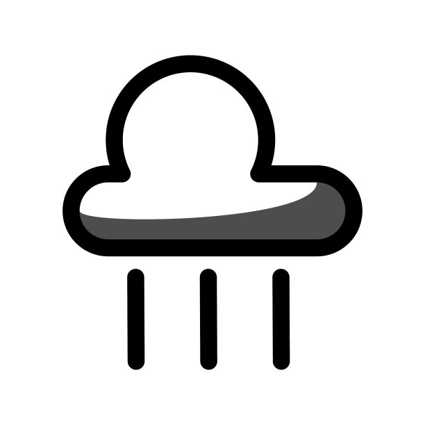 雨图标图形素材图片下载