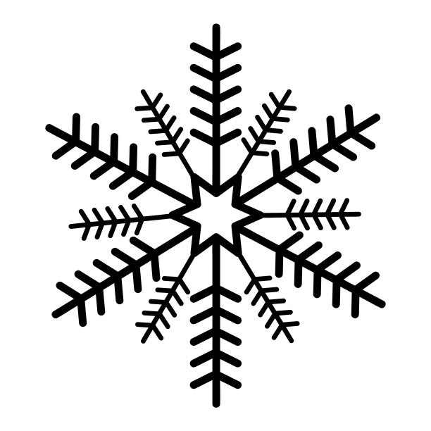 雪花象征着圣诞节和冬天的主题图片下载