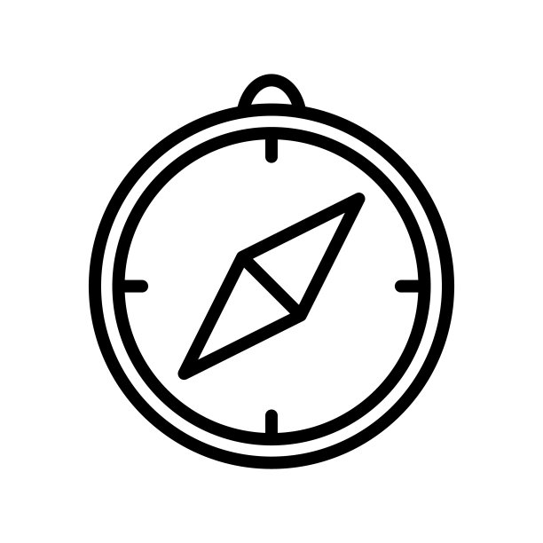 攀岩平线图标。登山，登山，徒步装备。概述标志的移动概念和网页设计，商店图片下载