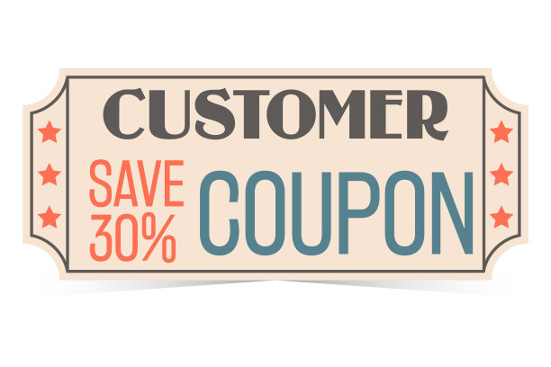 礼品优惠券模板，省钱优惠码。图片下载