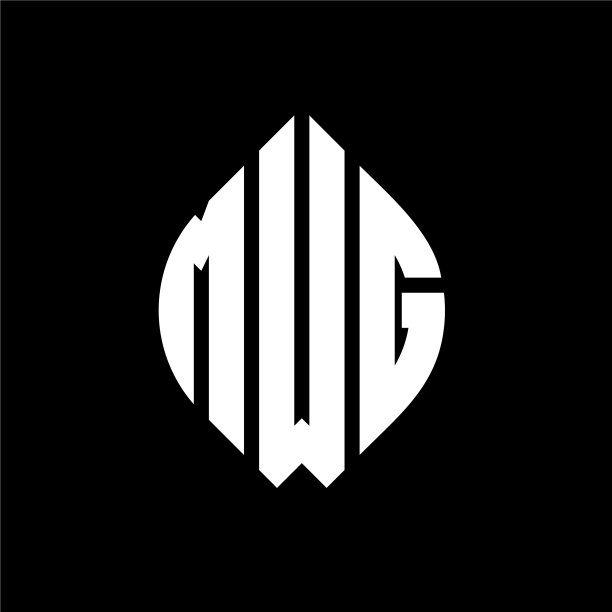 MWG圆形字母标志设计图片下载
