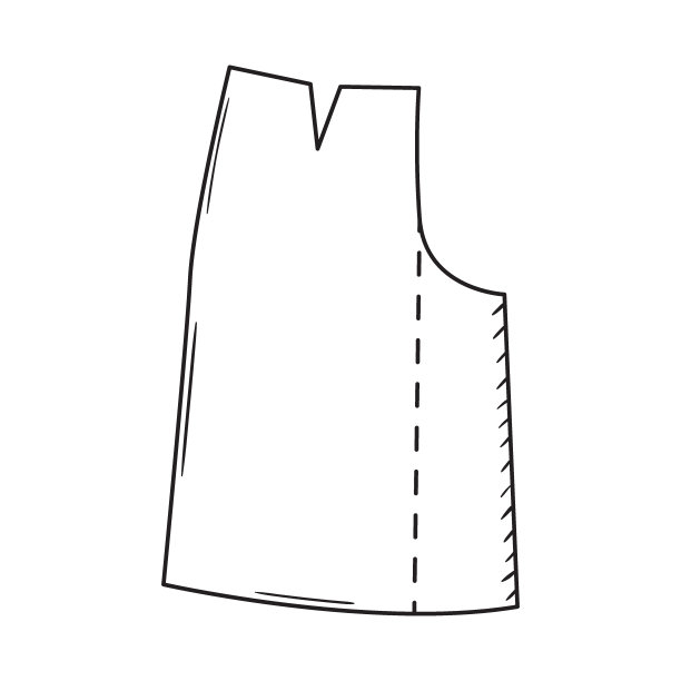 轮廓涂鸦插图的缝纫模式图片下载