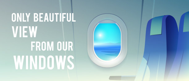 从飞机。航空公司的乘客。度假目的地。图片下载