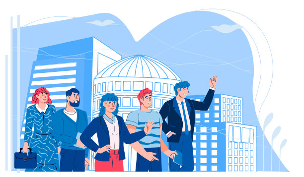 业务团队自信高素质专业人员，平矢孤立。图片下载