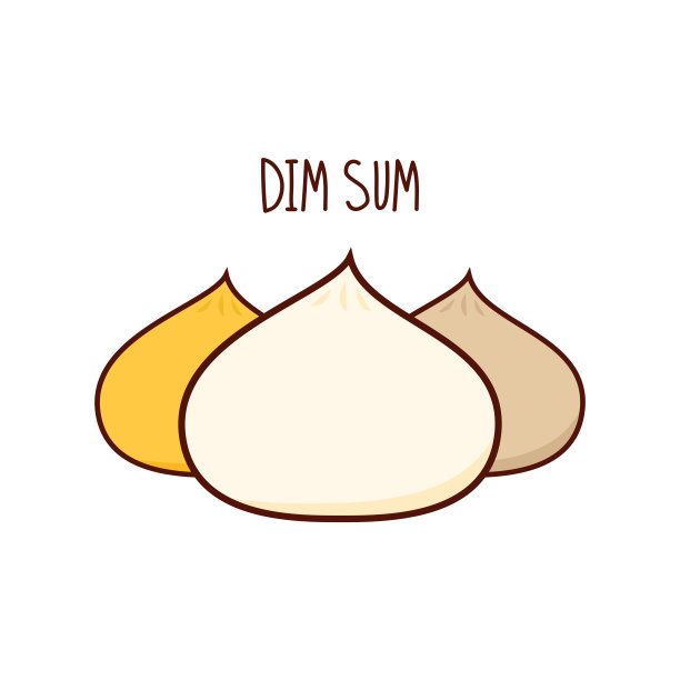 保向量。馒头标志设计。馒头向量。图片下载