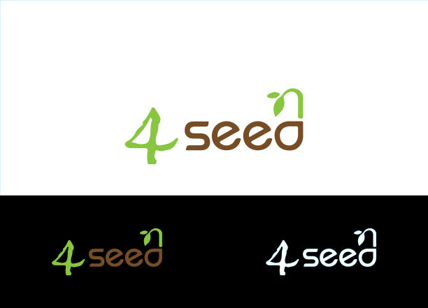 种子标志或图标设计形象模板图片下载