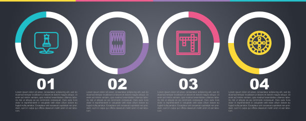 设置线国际象棋双陆棋棋盘宾果和赌场图片下载