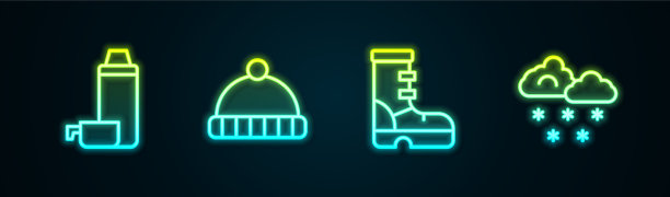 集线保温杯容器冬帽防水图片下载