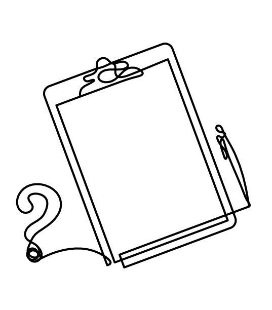 摘要纸，用笔和问号作线图片下载