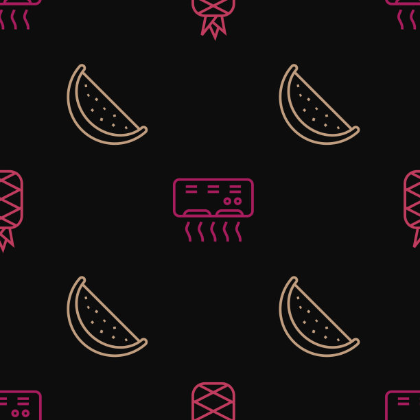 设置线菠萝西瓜和空调图片下载