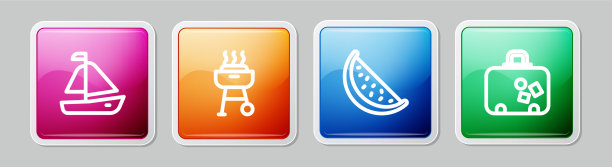 定线游艇帆船烧烤架图片下载