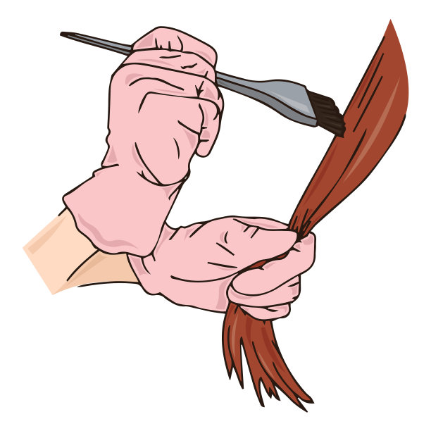 用发刷染发可以改变发型图片下载