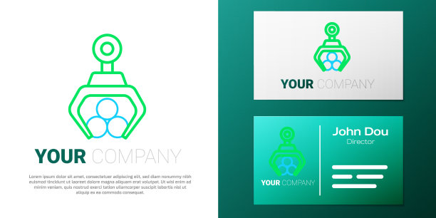 绳钩起重机抓取了一个孤立的原木图标图片下载