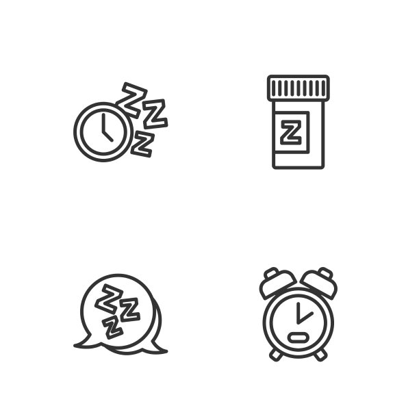 设好线闹钟和安眠药图片下载