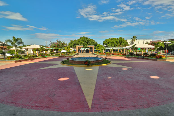 邦赫苏斯达拉帕市的公共广场图片下载