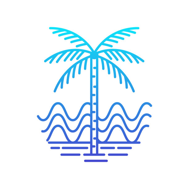 海洋和海滩全景图图片下载