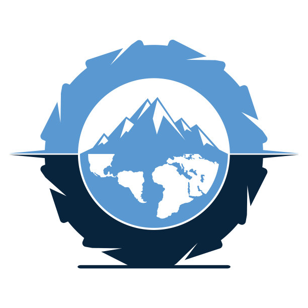 吉普轮胎和山标志图片下载