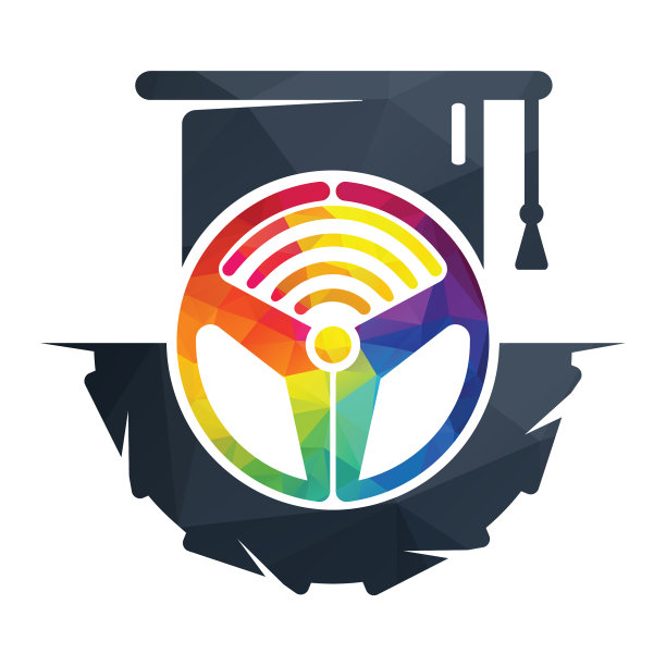 驾驶学校标志设计模板图片下载