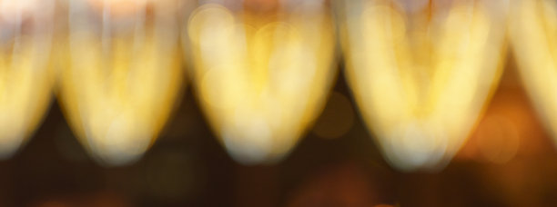 冬季街道装饰散焦摄影图片下载