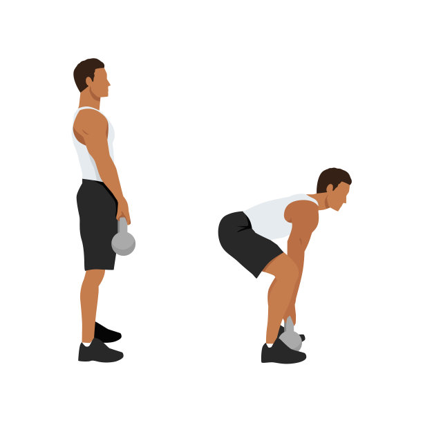 男子做壶铃硬抬平图片下载