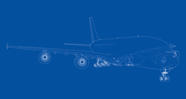 客机3d渲染图片下载