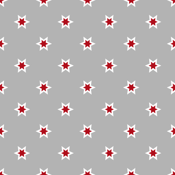 灰色背景上的无缝星星图案图片下载